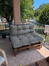 Divano europallet e tavolino