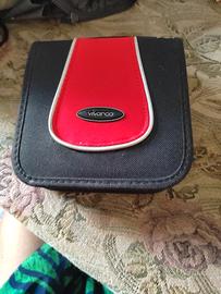 porta cd Vivanco nero /rosso completo di 20 cd  mi