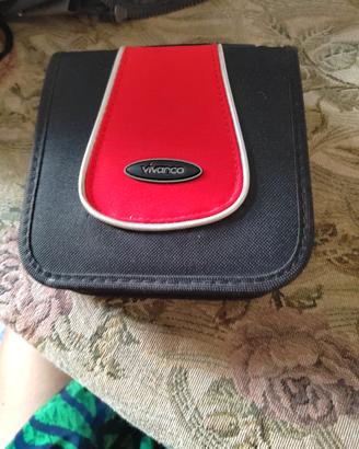 porta cd Vivanco nero /rosso completo di 20 cd  mi