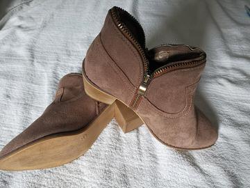 stivaletto camoscio tg. 37  donna