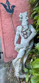 Statua nettuno in cemento