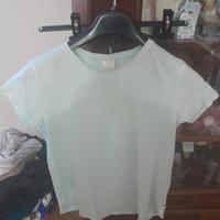 T-shirt verde acqua 