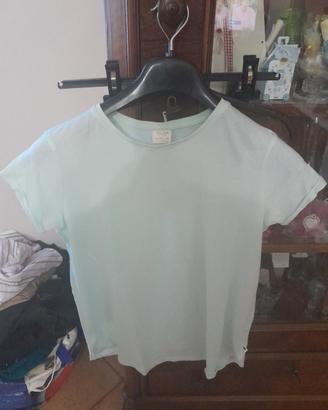 T-shirt verde acqua 