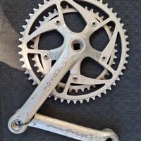 guarnitura bici corsa vintage ofmega mundial 
