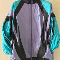 Giacca Adidas stile 80s vintage D5 F174 felpa tagl