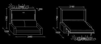 Subito - LETTI A SCOMPARSA ROMA-VIA GALLIA 92-VIA ANAGNI - MOBILE LETTO A  SCOMPARSA Space con divano 001 - Arredamento e Casalinghi In vendita a Roma