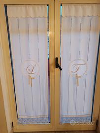 bellissime tende puro lino fatte a mano