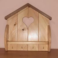 portachiavi in legno 