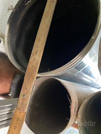 CANNA FUMARIA MONOPARETE 160MM INOX