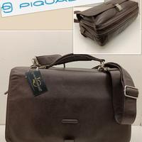 PIQUADRO CARTELLA MODUS ESPANDIBILE PELLE MARRONE