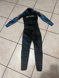 Muta nuoto triathlon orca equip nero blu tg.8
