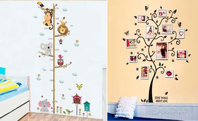 Adesivi murari Decorazione parete Altezza bambini