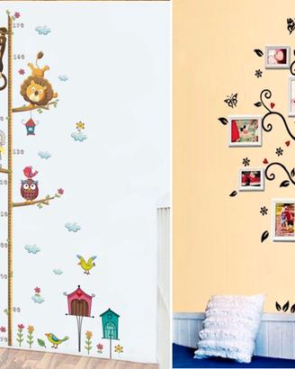 Adesivi murari Decorazione parete Altezza bambini