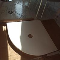 piatto doccia angolare 80 x80 del box doccia già i