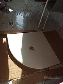 piatto doccia angolare 80 x80 del box doccia già i