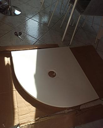 piatto doccia angolare 80 x80 del box doccia già i