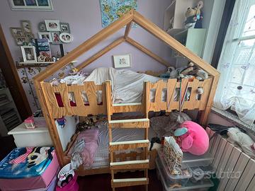 Letto a castello in legno design