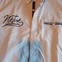 Camicia Nukutavake 14 anni azzurra/celeste con