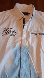 Camicia Nukutavake 14 anni azzurra/celeste con