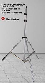 STATIVO FOTOGRAFICO (marchio: MANFROTTO) in allumi
