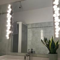 Luci dimmerabili e Specchio 80x100
