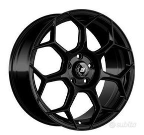 4 Cerchi GMP RACEWAY nero lucido 7X17 per 500/595 