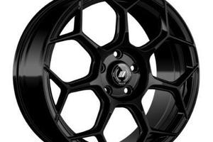4 Cerchi GMP RACEWAY nero lucido 7X17 per 500/595 