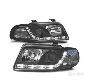 FARI PER AUDI A4 B5 94-99 LUCE DIURNA A LED FONDO 