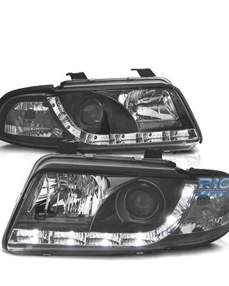 FARI PER AUDI A4 B5 94-99 LUCE DIURNA A LED FONDO 