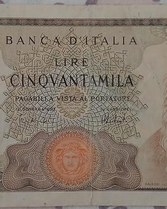 50000 lire Leonardo 