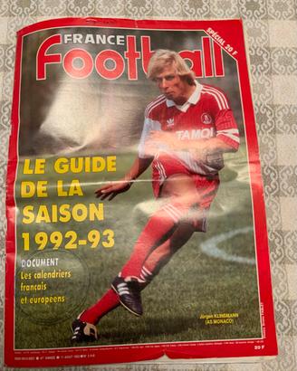 France Football 1992-93 Guida Stagione