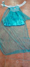 costume elsa con bacchetta 