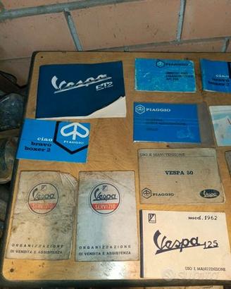 libretto uso manutenzione vespa piaggio ape ciao