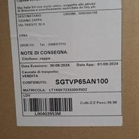 TV SKYGLASS 65" COLORE NERO
