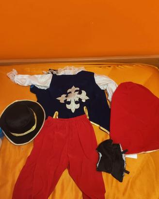 vestito carnevale moschettieri 