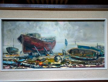 Quadro dipinto ad olio Barbalonga Tommaso 