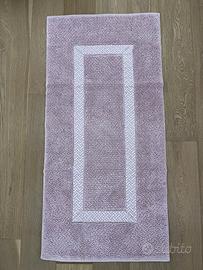 Tappeto bagno rosa 52x107