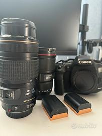 Canon 7d mark 2 con ottiche