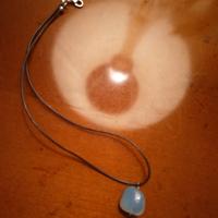 Collana in argento con pietra