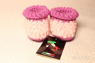 scarpette per neonato artigianali italiane Art.049