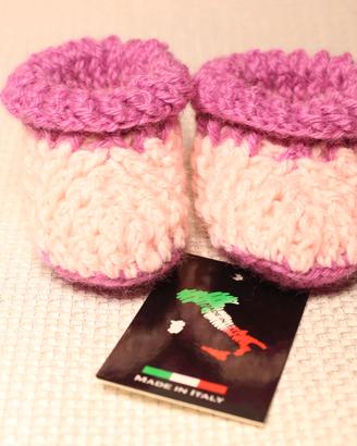 scarpette per neonato artigianali italiane Art.049