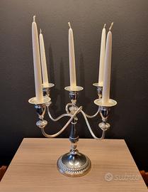  Candelabro 5 bracci Viners of Sheffield placcato 