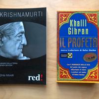 Set libri Krishnamurti e Il profeta