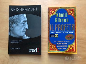 Set libri Krishnamurti e Il profeta