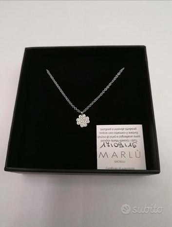 Collana Quadrifoglio Generico – Catena A Maglie Colorate, Portafortuna Elegante