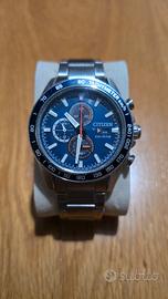 : Citizen Eco-Drive Cronografo Blu Tachimetro Acci