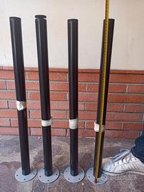 4x Gambe per piano di lavoro regolabili