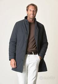 [Angelico] Cappotto Invernale Lungo Nuovo XL Blu