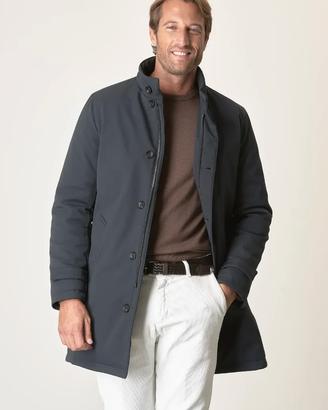 [Angelico] Cappotto Invernale Lungo Nuovo XL Blu