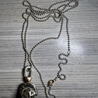 Collana la bebé suonamore in argento e oro rosa